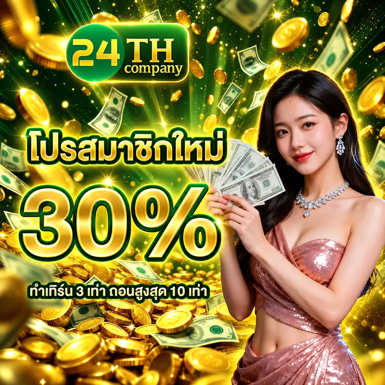 24thcompanyสมาชิกใหม่30%